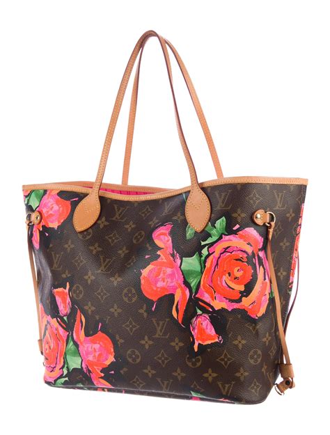 louis vuitton roses neverfull